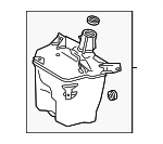 8531502520 - Body: Washer Reservoir for Toyota: Corolla Image