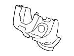 77360SHJA02ZA - Steering: Lower Column Cover for Honda: Odyssey Image