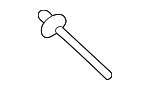 11086102 - Body: Window Regulator Rivet for Saab Image