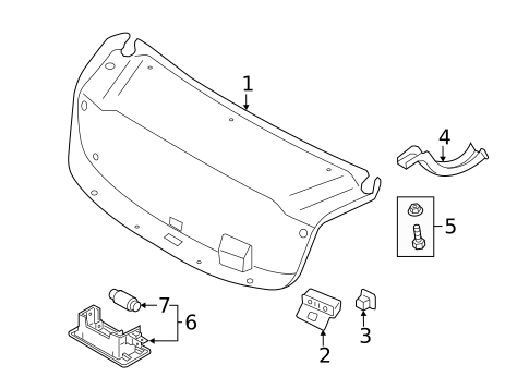 Interior Trim - Trunk for 2012 Hyundai Azera #0
