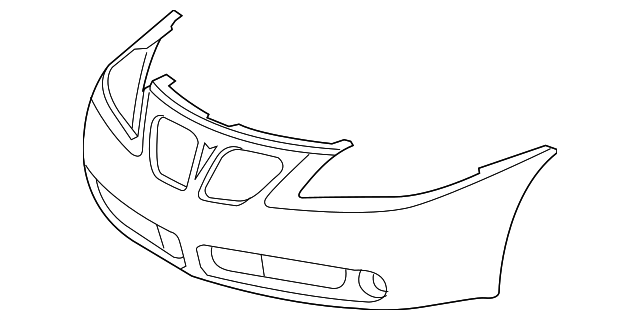 Front Bumper Cover & Fender Kit For 2005-2009 Pontiac G6 Sedan – Primed, Direct Fit