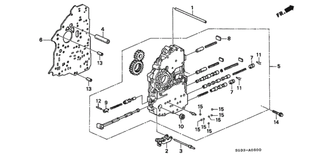 AT Main Valve Body (1) for 1997 Honda Civic #0