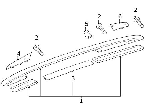 Roof Rack for 2010 Volkswagen Touareg #0