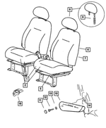 5104708AA - Interior Trim: Seat Cushion Frame for Mopar Image