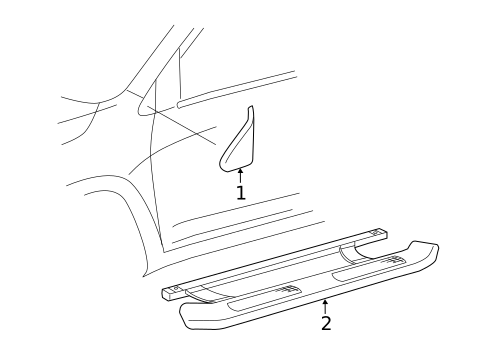 Exterior Trim - Pillars for 2007 Toyota RAV4 #0