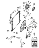 68051211AC - Cooling: Coolant Antifreeze for Mopar Image