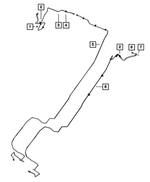 52109854AF - Brakes: Brake Tube And Hose for Dodge: Nitro | Jeep: Liberty Image