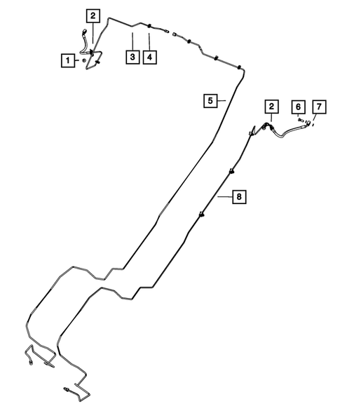 Hydraulic Control Unit, Brake Tubes and Hoses for 2012 Jeep Liberty #2