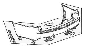 2023-2024 Cadillac Escalade Bumper Cover 85659288 GM | GMPartsDirect.com