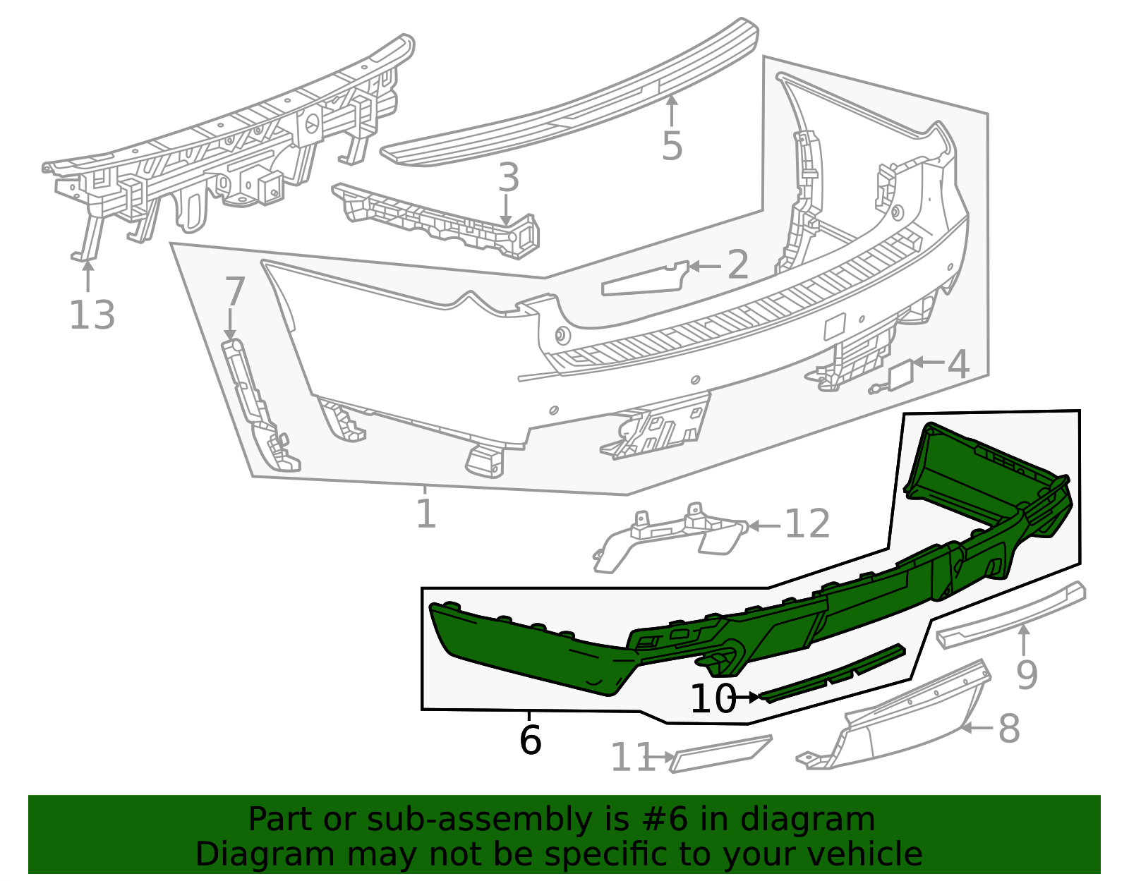 2023-2024 Cadillac Escalade ESV Lower Cover 85618188 GM | GMPartsDirect.com