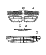 WD49TZZAA - Cooling: Radiator Grille for Mopar Image
