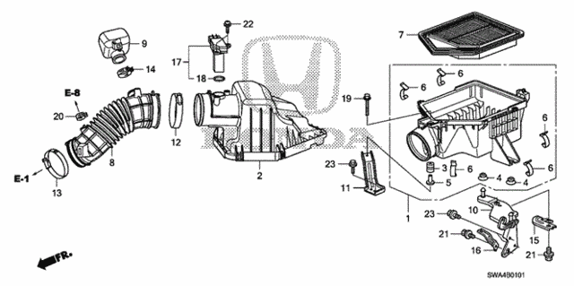 Air Cleaner ('10-) for 2011 Honda CR-V #0