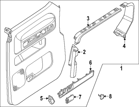 Glass - Side Panel for 2025 Volkswagen ID. Buzz #0