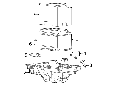Battery for 2015 Dodge Dart #0