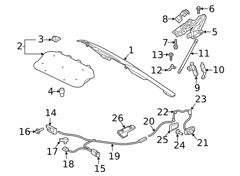 Hood & Components for 2017 Volvo V90 Cross Country #0