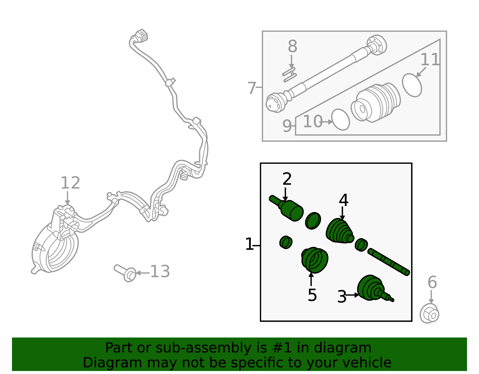 2021-2025 Ford F-150 | Axle Assembly | ML3Z-3A428-C | Walls' Ford Parts