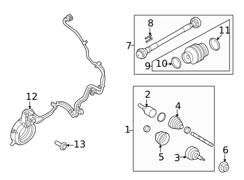 CV Components for 2022 Ford F-150 #0