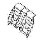 21692017477J75 - Body: Seat Back Cover for Mercedes-Benz Image