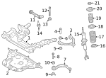 7119906495 - Suspension: Suspension Control Arm Bolt for BMW Image