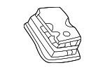 21381404007P82 - Body: Coat Hook for Mercedes-Benz Image