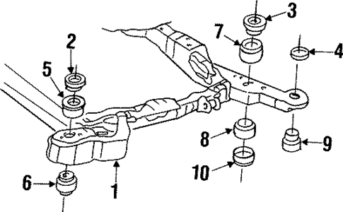 Suspension Mounting for 1989 Cadillac Allante #0