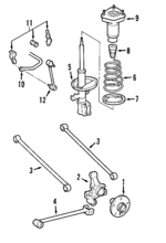423040E012 - : Knuckle for Lexus: RX350 Image