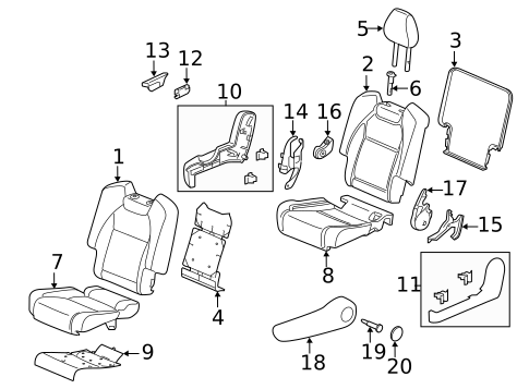 Second Row Seats for 2018 Acura MDX #5