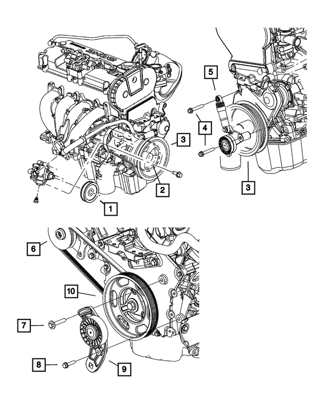 6101767 - Cooling: Screw And Washer for Mopar Image