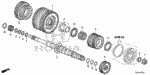 22650RT4013 - Transmission - Automatic: CLUTCH ASSY., THIRD &amp; SIXTH for Honda Image