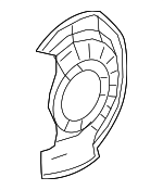 45256THRA00 - Brakes: Splash Shield for Honda: Odyssey Image