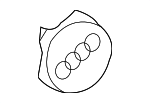 81A601170 - Suspension: Center Cap for Audi Image