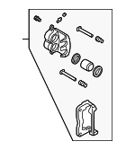 26291AC0228A - Brakes: Caliper for Subaru: Forester, Impreza, Legacy, Outback Image