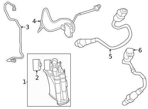 Emission Components for 2021 Mercedes-Benz GLA35 AMG #1