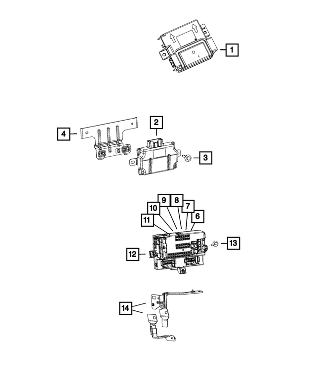 68236667AI - : Body Controller Module for Mopar Image