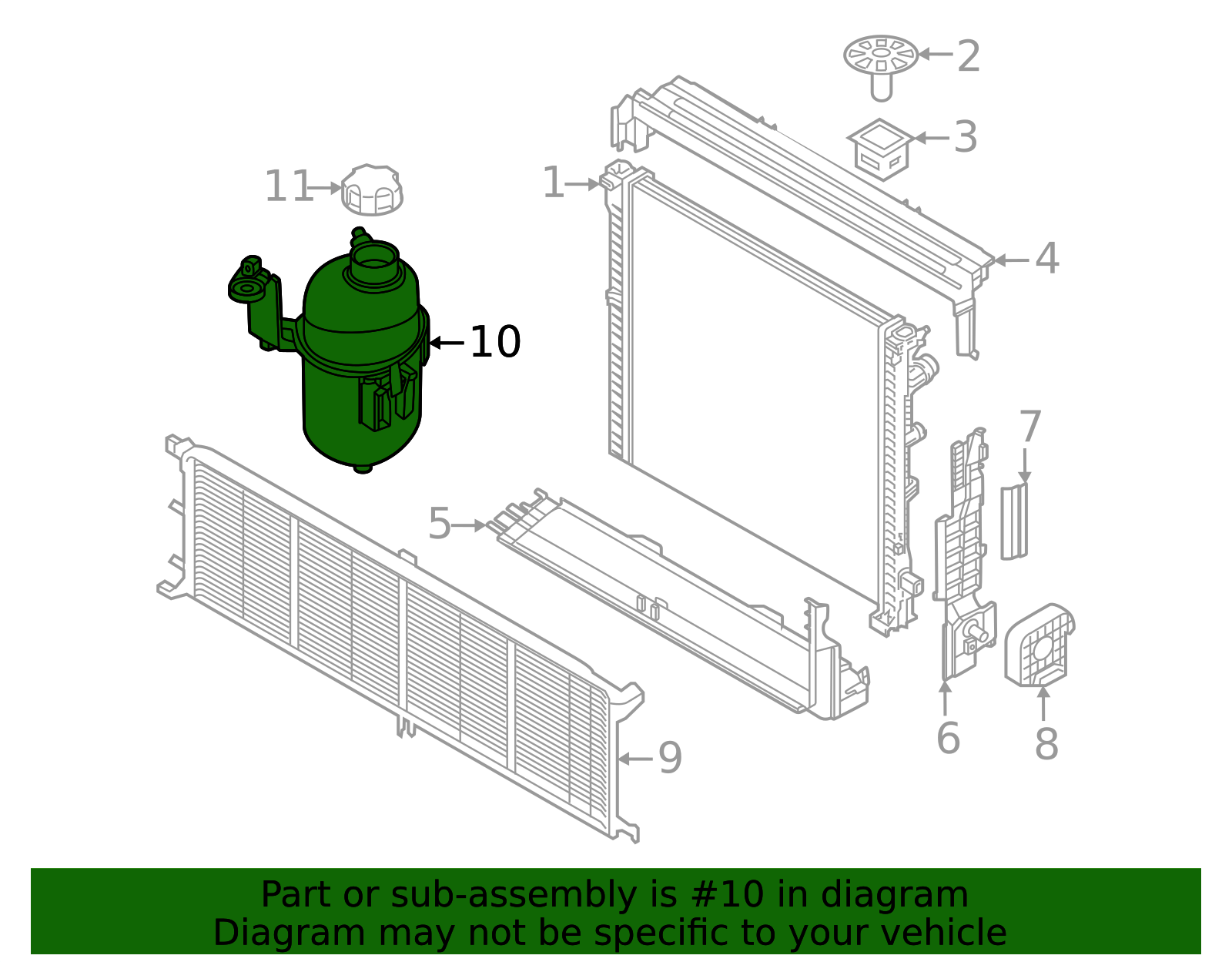 Genuine BMW 17-13-5-A28-EF5 | Engine Coolant Reservoir | FREE Shipping ...