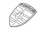 9P1853601 - Body: Emblem for Porsche: 718 Boxster, 718 Cayman, 718 Spyder, 911, Boxster, Cayenne, Cayman, Macan, Panamera, Taycan Image