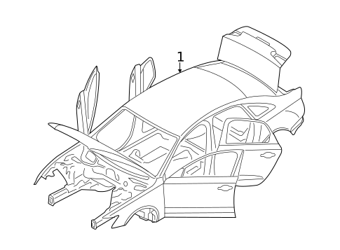 Body Shell for 2013 Audi S6 #0
