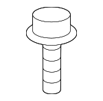 1249205163 - Body: Handle, Inside Screw for Genesis: Electrified G80, Electrified GV70, G70, G80, G90, GV60, GV70, GV80, GV80 Coupe | Hyundai: Accent, Azera, Elantra, Elantra GT, Elantra N, Equus, Genesis, Genesis Coupe, Ioniq, Ioniq 5, Ioniq 6, Kona, Kona Electric, Kona N, Palisade, Santa Cruz, Santa Fe, Santa Fe Sport, Santa Fe XL, Sonata, Tucson, Veloster, Veloster N, Venue, Veracruz, XG300, XG350 Image