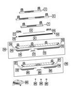 68509088AA - Exterior Ornamentation: Side Step Step Pad, Right for Mopar Image