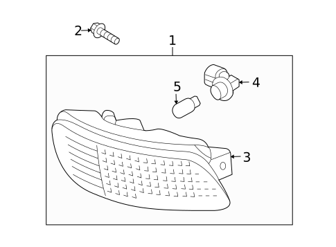 Side Marker Lamps for 2008 Lexus RX400h #0