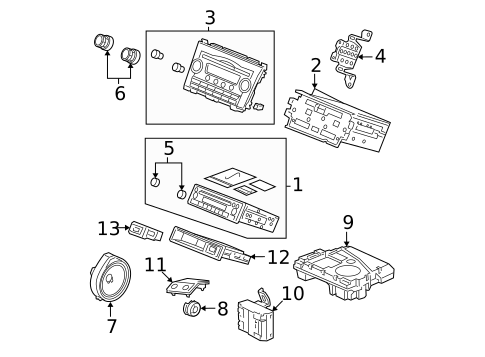 Sound System for 2009 Honda CR-V #0