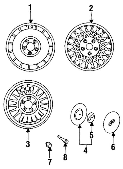 Wheels for 1994 INFINITI Q45 #0