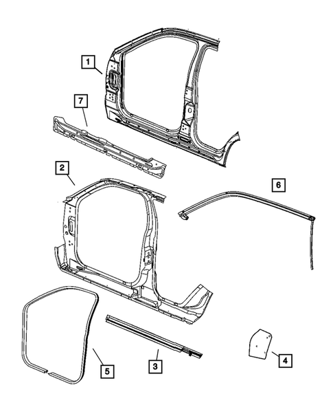 Aperture Panel for 2005 Jeep Grand Cherokee #0