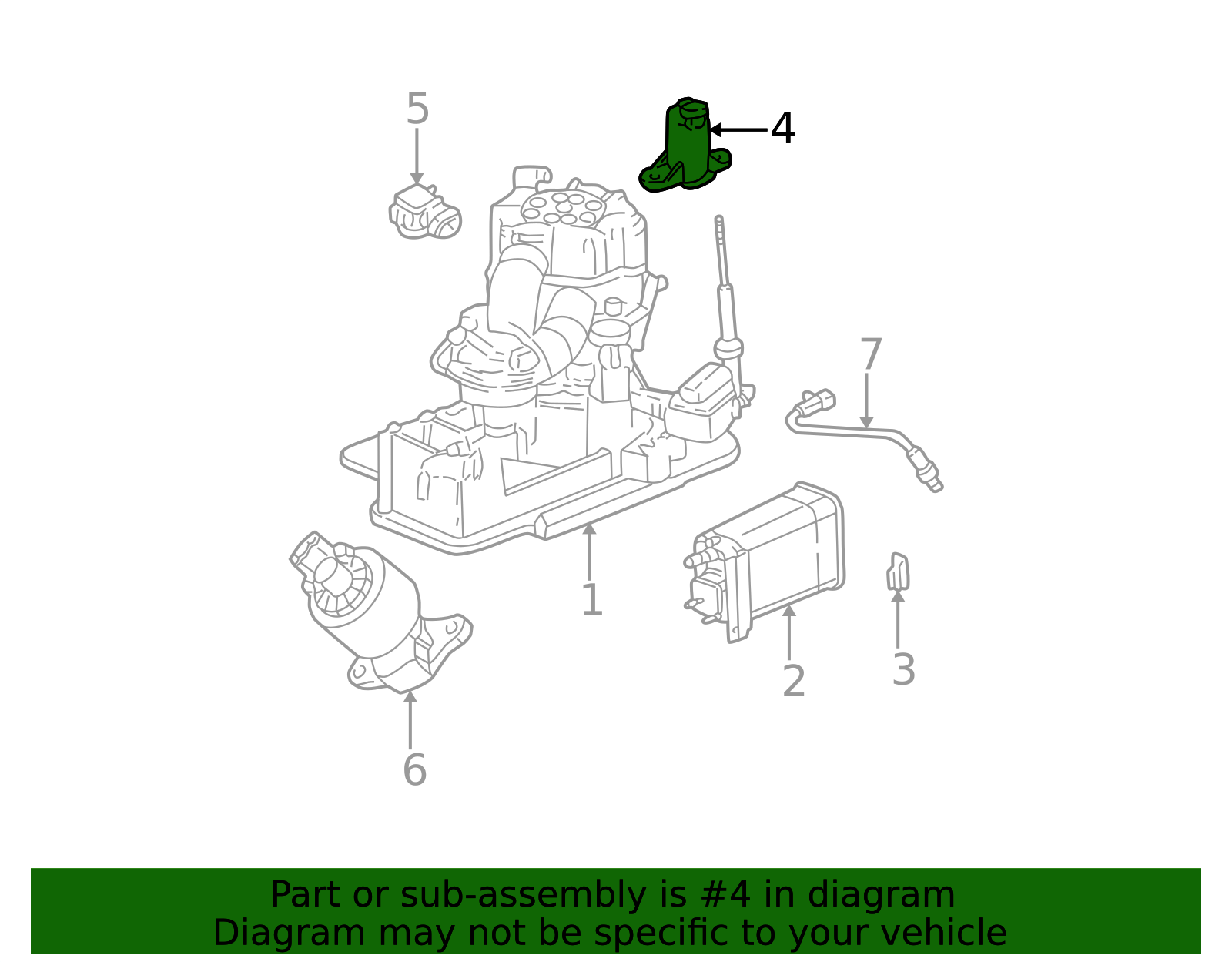 1999-2004 GM Vapor Canister Vent Valve Solenoid Kit with Filter and ...