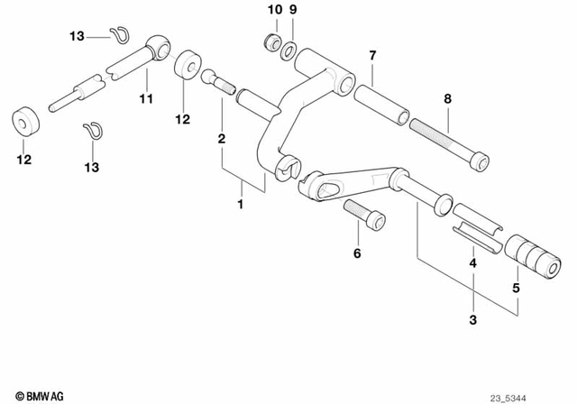 7119901736 - Manual Transmission: Ball Pin -  for BMW-Motorrad Image image