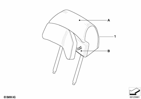 Head Rests Front for 2005 BMW 750i #0