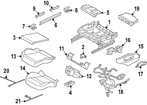 Air Bag Components for 2024 Porsche Cayenne #3