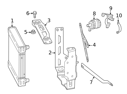 Radiator & Components for 2018 Mercedes-Benz G63 AMG #1