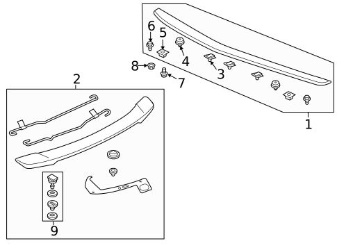 Rear Spoiler for 2022 Acura ILX #0