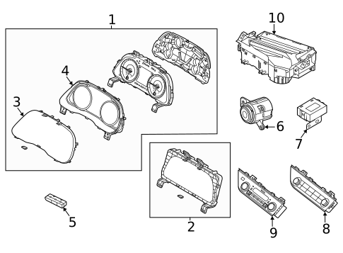 Switches, Solenoids & Actuators for 2020 Hyundai Sonata #0